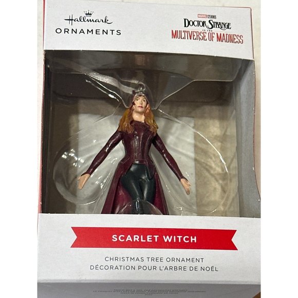 Hallmark Dr. Strange Multiverse of Madness Scarlet Witch Tree Ornament (NIB) - Picture 1 of 5